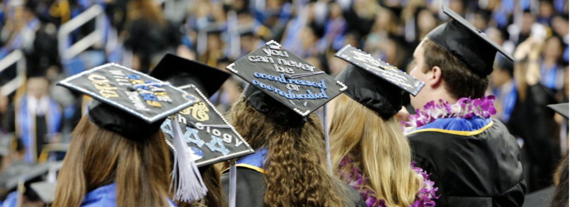 UCLA graduates at commencement